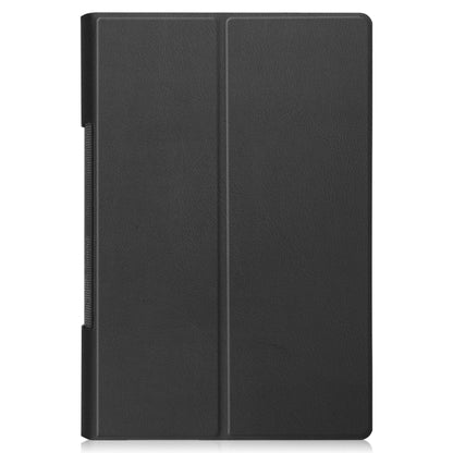 For Lenovo Yoga Tab 11 / YT-J706X Custer Texture Horizontal Flip PU Leather Case with Holder & Sleep / Wake-up Function(Black) - Lenovo by buy2fix | Online Shopping UK | buy2fix