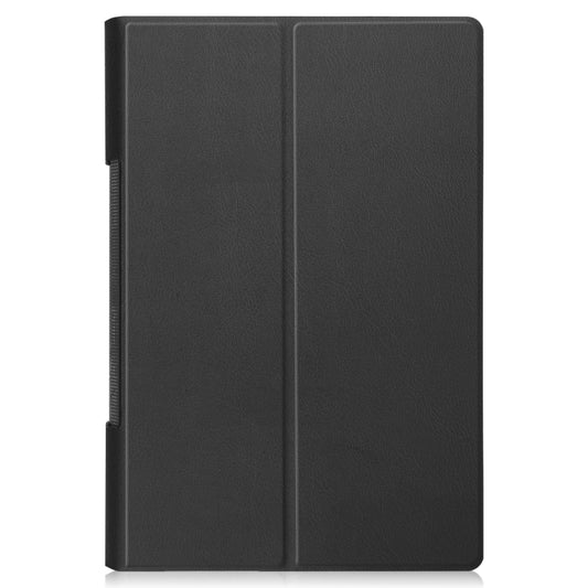 For Lenovo Yoga Tab 11 / YT-J706X Custer Texture Horizontal Flip PU Leather Case with Holder & Sleep / Wake-up Function(Black) - Lenovo by buy2fix | Online Shopping UK | buy2fix