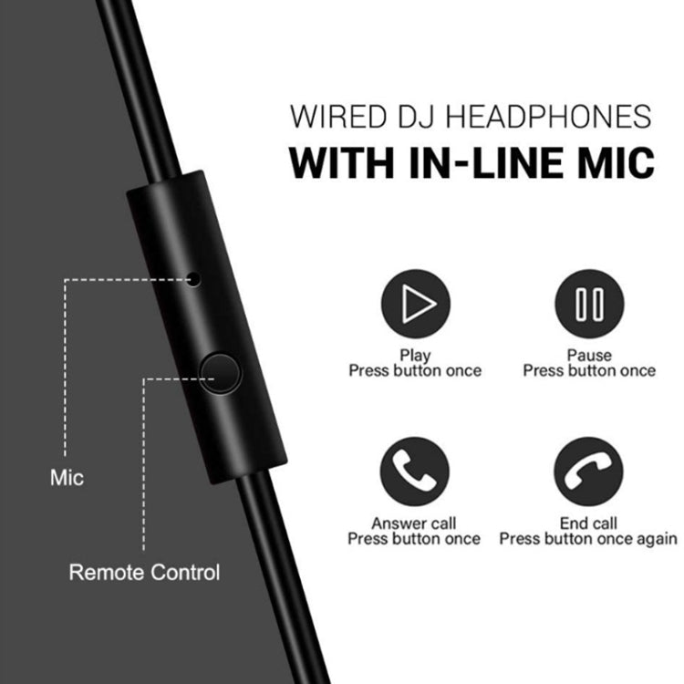 OneOdio Pro-10 Head-mounted Noise Reduction Wired Headphone with Microphone, Color:Grey Khaki by OneOdio