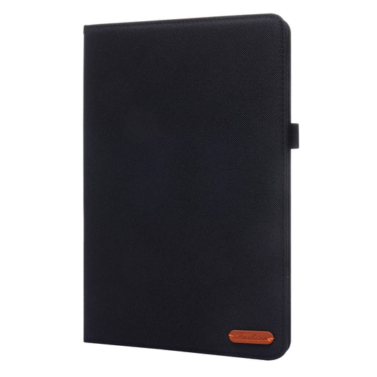For Xiaomi Pad 5 / 5 Pro Horizontal Flip TPU + Fabric PU Leather Protective Case with Name Card Clip(Black) by buy2fix