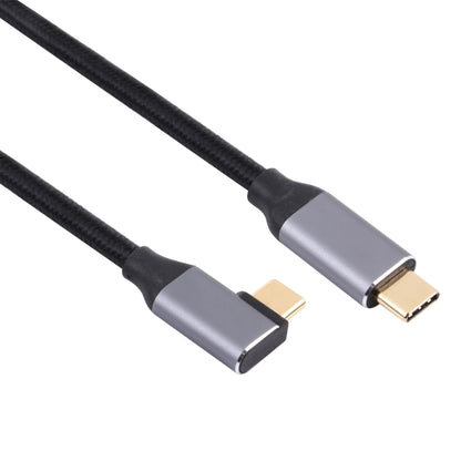 USB-C / Type-C Male to USB-C / Type-C Elbow Transmission Data Cable, Cable Length:0.5m by buy2fix