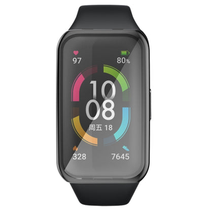 For Huawei Band 6 / 6 Pro / Honor Band 6 Full Coverage TPU Electroplating Protective Case Cover(Black) - Watch Cases by buy2fix | Online Shopping UK | buy2fix