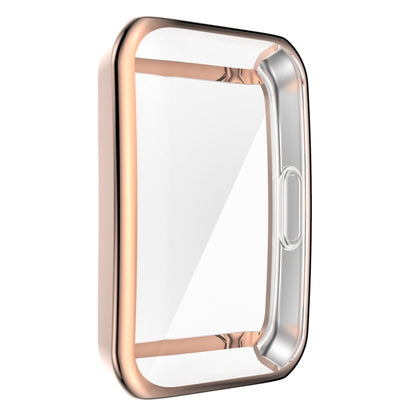 For Huawei Band 6 / 6 Pro / Honor Band 6 Full Coverage TPU Electroplating Protective Case Cover(Rose Gold) by buy2fix
