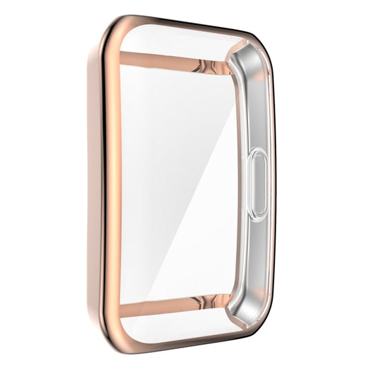 For Huawei Band 6 / 6 Pro / Honor Band 6 Full Coverage TPU Electroplating Protective Case Cover(Rose Gold) by buy2fix