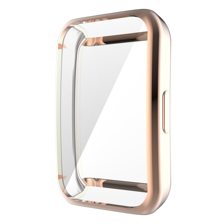 For Huawei Band 6 / 6 Pro / Honor Band 6 Full Coverage TPU Electroplating Protective Case Cover(Rose Gold) by buy2fix