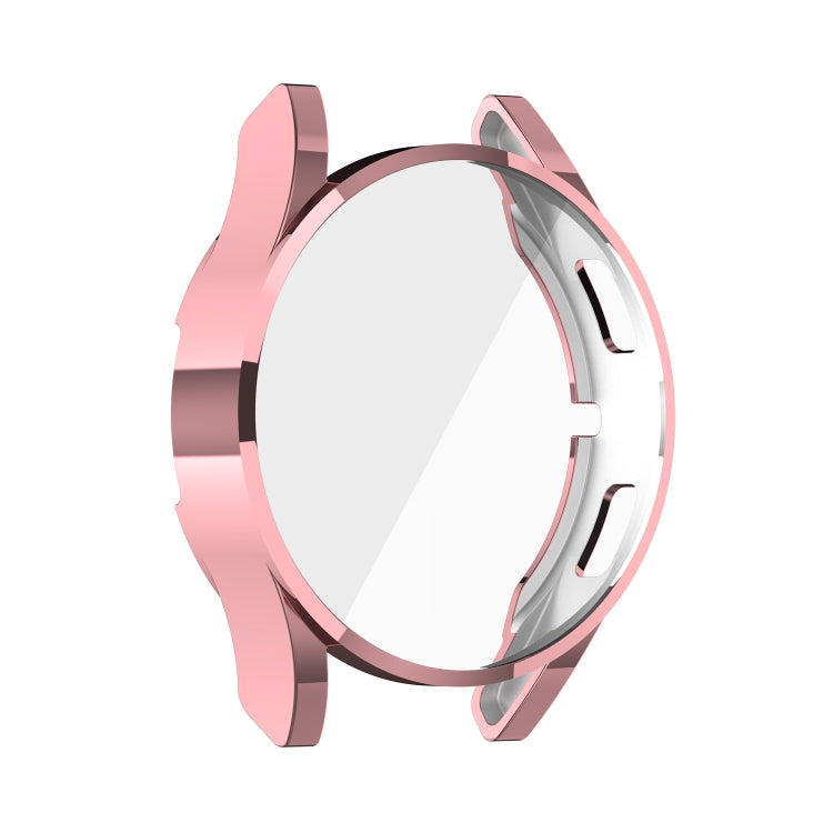 For Samung Galaxy Watch4 40mm Full Coverage TPU Electroplating Protective Case Cover(Pink) - Watch Cases by buy2fix | Online Shopping UK | buy2fix