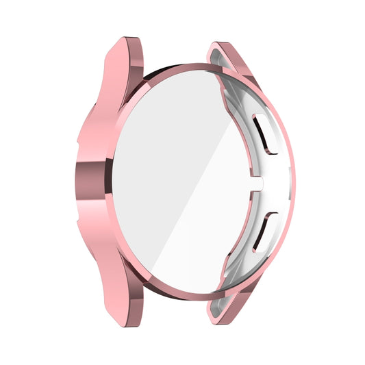 For Samung Galaxy Watch4 40mm Full Coverage TPU Electroplating Protective Case Cover(Pink) - Watch Cases by buy2fix | Online Shopping UK | buy2fix