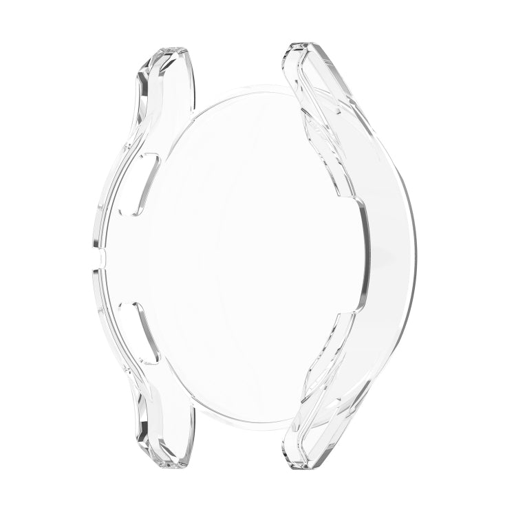 For Samung Galaxy Watch4 40mm Full Coverage TPU Electroplating Protective Case Cover(Transparent White) - Watch Cases by buy2fix | Online Shopping UK | buy2fix