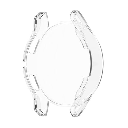 For Samung Galaxy Watch4 40mm Full Coverage TPU Electroplating Protective Case Cover(Transparent White) - Watch Cases by buy2fix | Online Shopping UK | buy2fix