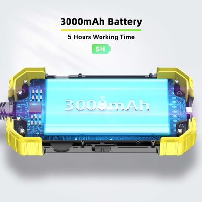 Y19 8mm Single Lens Hand-held Hard-wire Endoscope with 4.3-inch IPS Color LCD Screen, Cable Length:3.5m(Yellow) by buy2fix