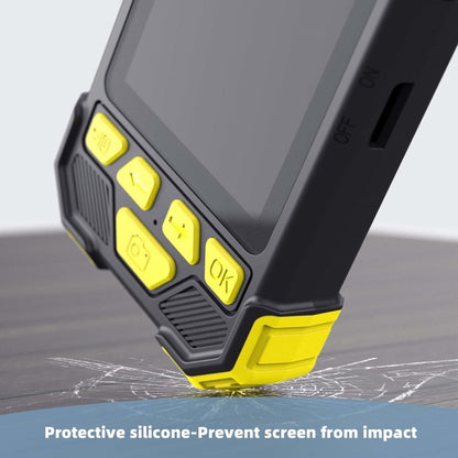 Y19 8mm Single Lens Hand-held Hard-wire Endoscope with 4.3-inch IPS Color LCD Screen, Cable Length:3.5m(Yellow) by buy2fix