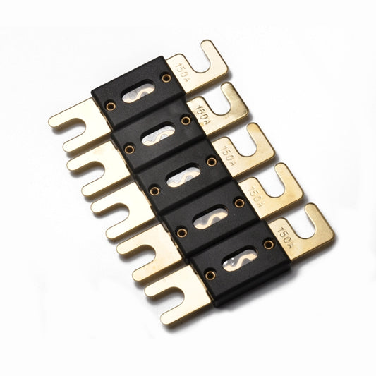 A0108 5 PCS 150A Gold-plated Large Forkbolt Car ANL Fuse - Fuse by buy2fix | Online Shopping UK | buy2fix