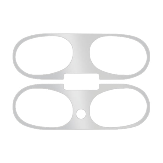 Pour Beats Studio Buds écouteur Bluetooth sans fil son magique autocollant de protection en métal (argent)