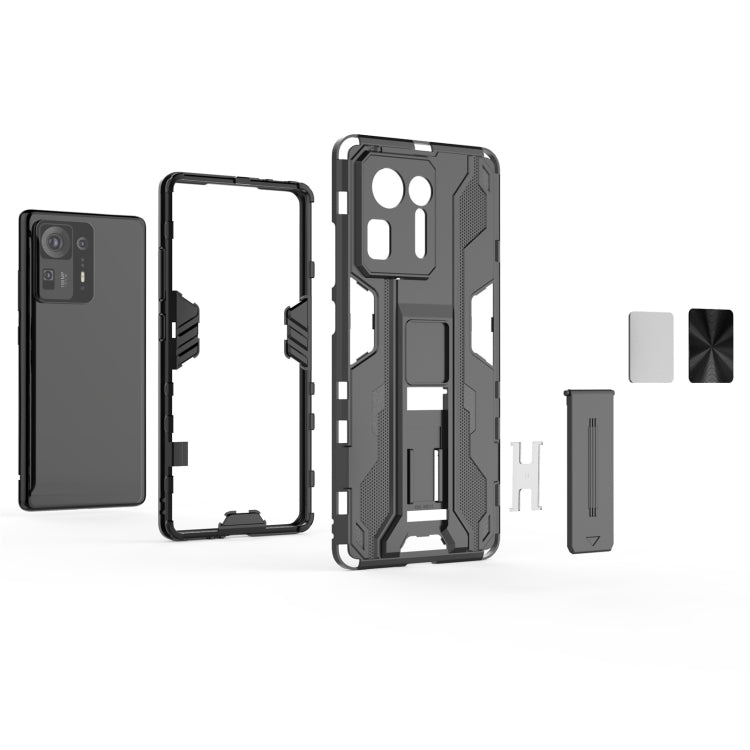 For Xiaomi Mi Mix 4 Supersonic PC + TPU Shock-proof Protective Case with Holder(Black) - Xiaomi Cases by buy2fix | Online Shopping UK | buy2fix