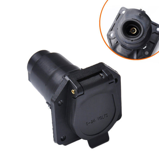 A0145 7-PIN Trailer Plug American Flat Blade Connector Adapter 12V Tow Bar - Terminal connectors by buy2fix | Online Shopping UK | buy2fix