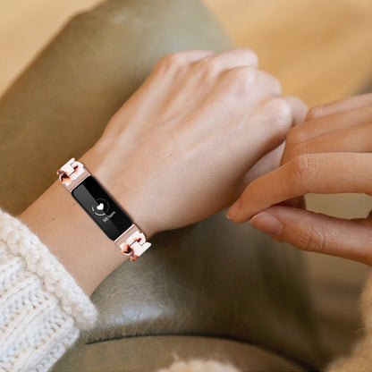 For Fitbit Inspire 2 / Inspire Oval Resin Watch Band(Nougat) by buy2fix