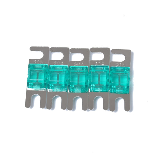 A0301 Green 5 PCS Car Audio AFS Mini ANL 30A Fuse Nicked Plated - Fuse by buy2fix | Online Shopping UK | buy2fix
