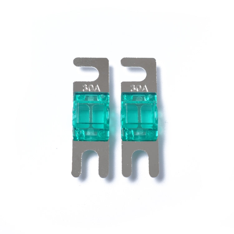 A0301 Green 5 PCS Car Audio AFS Mini ANL 30A Fuse Nicked Plated - Fuse by buy2fix | Online Shopping UK | buy2fix