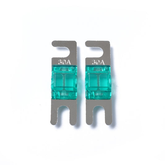 A0301 Green 5 PCS Car Audio AFS Mini ANL 30A Fuse Nicked Plated - Fuse by buy2fix | Online Shopping UK | buy2fix