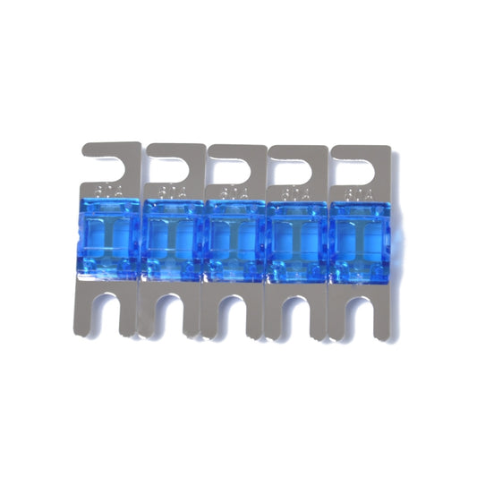 A0303 Blue 5 PCS Car Audio AFS Mini ANL 60A Fuse Nicked Plated - Fuse by buy2fix | Online Shopping UK | buy2fix