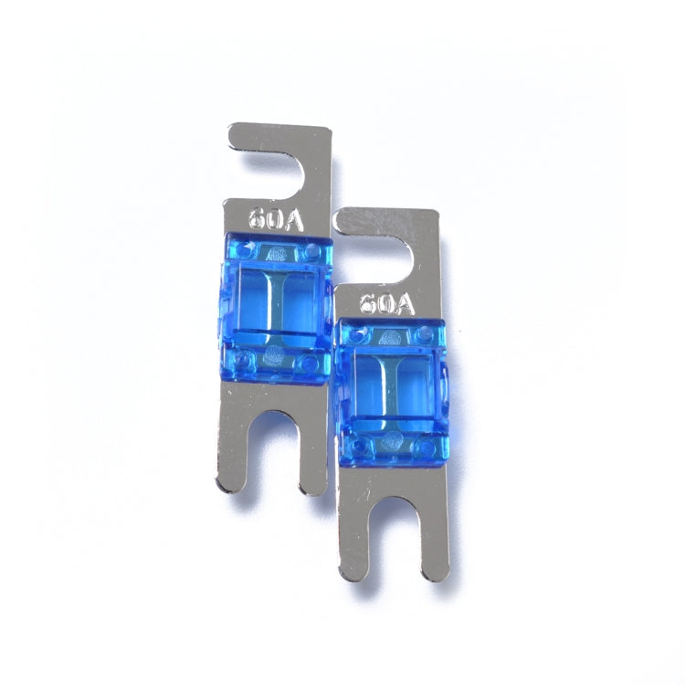 A0303 Blue 5 PCS Car Audio AFS Mini ANL 60A Fuse Nicked Plated - Fuse by buy2fix | Online Shopping UK | buy2fix