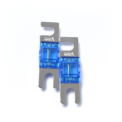 A0303 Blue 5 PCS Car Audio AFS Mini ANL 60A Fuse Nicked Plated - Fuse by buy2fix | Online Shopping UK | buy2fix