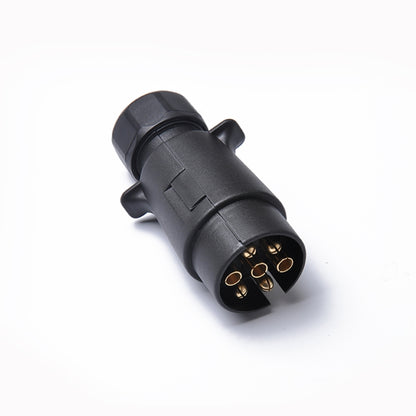 A0364 7 Pins 12N Electrics Converter Trailer Caravan Plug and Socket Adapter Connector - Terminal connectors by buy2fix | Online Shopping UK | buy2fix