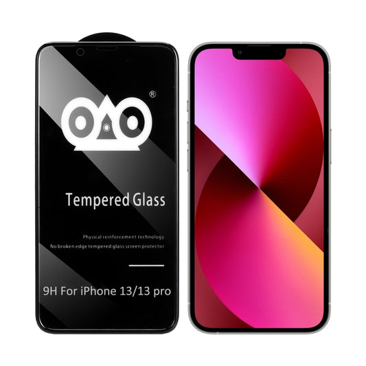 For iPhone 16e / 13 / 13 Pro Shockproof Anti-breaking Edge Airbag Tempered Glass Film - iPhone 13 Tempered Glass by buy2fix | Online Shopping UK | buy2fix
