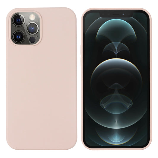 For iPhone 13 Pro Shockproof Silicone Magnetic Magsafe Case (Sand Pink) - iPhone 13 Pro Cases by buy2fix | Online Shopping UK | buy2fix
