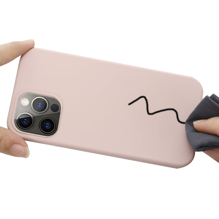 For iPhone 13 Pro Shockproof Silicone Magnetic Magsafe Case (Sand Pink) - iPhone 13 Pro Cases by buy2fix | Online Shopping UK | buy2fix