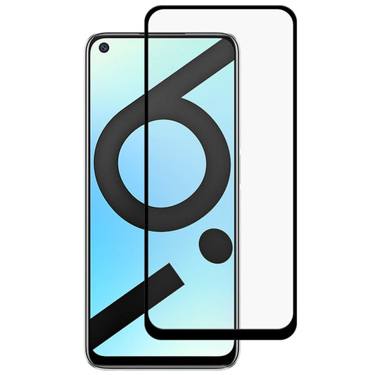 For OPPO Realme 6i India Full Glue Full Screen Tempered Glass Film - Realme Tempered Glass by buy2fix | Online Shopping UK | buy2fix