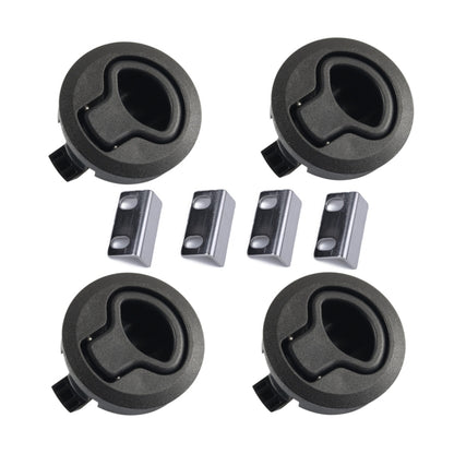 A5661 4 PCS RV / Yacht Flush Pull Slam Latch - Locks & Hasps by buy2fix | Online Shopping UK | buy2fix