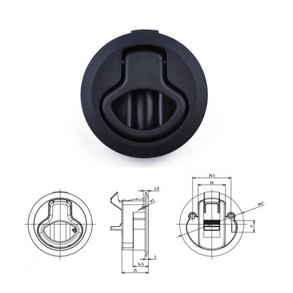 A5661 4 PCS RV / Yacht Flush Pull Slam Latch - Locks & Hasps by buy2fix | Online Shopping UK | buy2fix