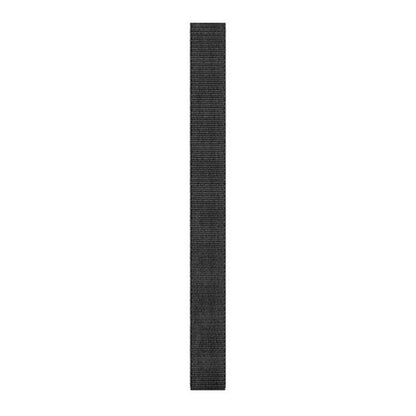 For Garmin Fenix 6X 26mm Knitted Nylon Loop Watch Band(Black) by buy2fix