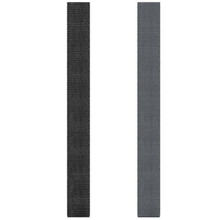 For Garmin Fenix 6X 26mm Knitted Nylon Loop Watch Band(Grey) - Watch Bands by buy2fix | Online Shopping UK | buy2fix