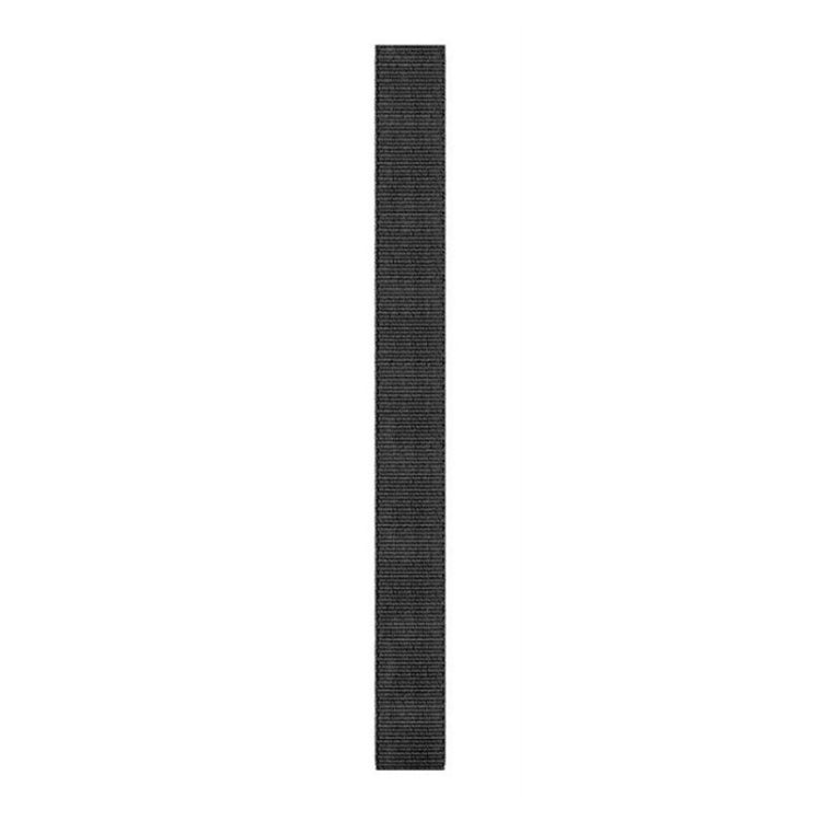 For Garmin Fenix 6 22mm Knitted Nylon Loop Watch Band(Black) by buy2fix