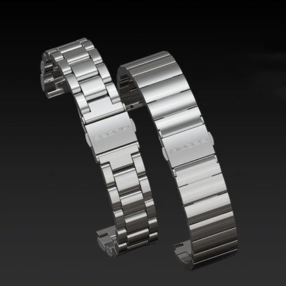 For Huawei Band 6 / Honor Band 6 / 7 MIJOBS Bamboo Joint Stainless Steel Metal Buckle Watch Band(Black) - Watch Bands by MIJOBS | Online Shopping UK | buy2fix