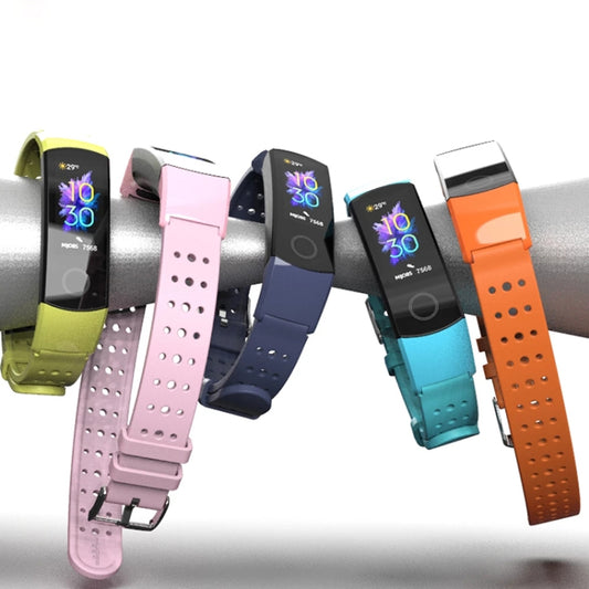 For Honor Band 4 / 5 MIJOBS Breathable Silicone Watch Band with Hole(Grey) - Watch Bands by MIJOBS | Online Shopping UK | buy2fix