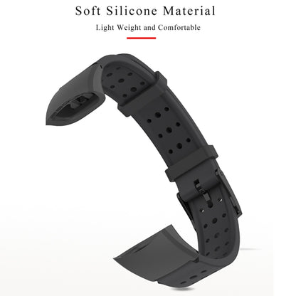 For Honor Band 4 / 5 MIJOBS Breathable Silicone Watch Band with Hole(Grey) - Watch Bands by MIJOBS | Online Shopping UK | buy2fix