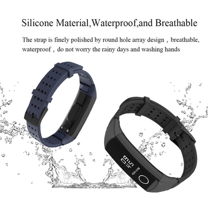 For Honor Band 4 / 5 MIJOBS Breathable Silicone Watch Band with Hole(Army Green) - Watch Bands by MIJOBS | Online Shopping UK | buy2fix