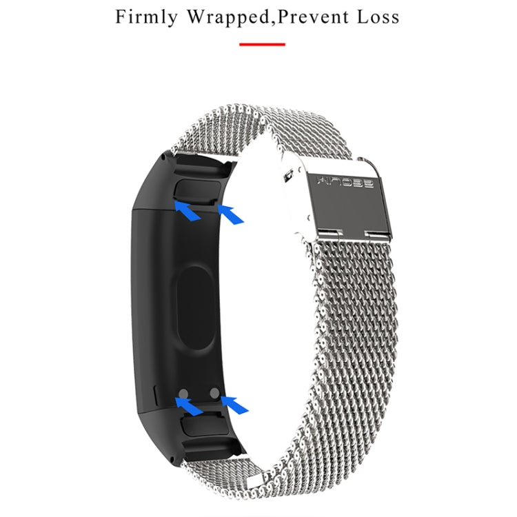 For Honor Band 4 / 5 MIJOBS Milan Stainless Steel Metal Buckle Watch Band(Gold) by MIJOBS