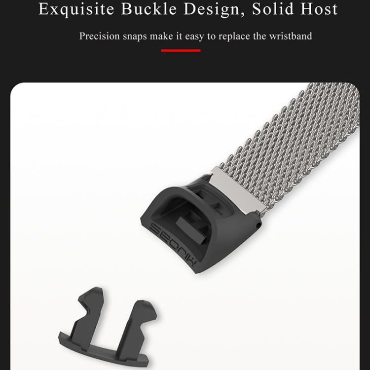 For Honor Band 4 / 5 MIJOBS Milan Stainless Steel Metal Buckle Watch Band(Gold) by MIJOBS