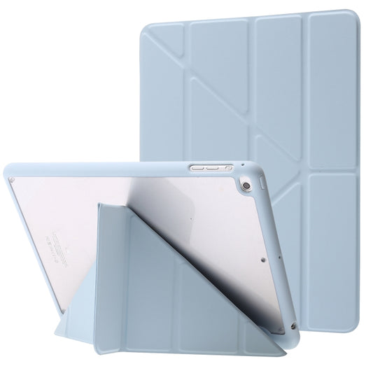 Deformation Acrylic Smart Leather Tablet Case For iPad 9.7 2017 / 2018 / Air / Air 2 / Pro 9.7(Baby Blue) - iPad 9.7 (2018) & (2017) Cases by buy2fix | Online Shopping UK | buy2fix