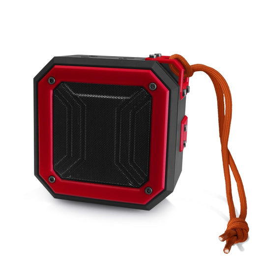 New Rixing NR-103 Mini TWS Bluetooth Speaker with Lanyard(Red) - Desktop Speaker by NewRixing | Online Shopping UK | buy2fix