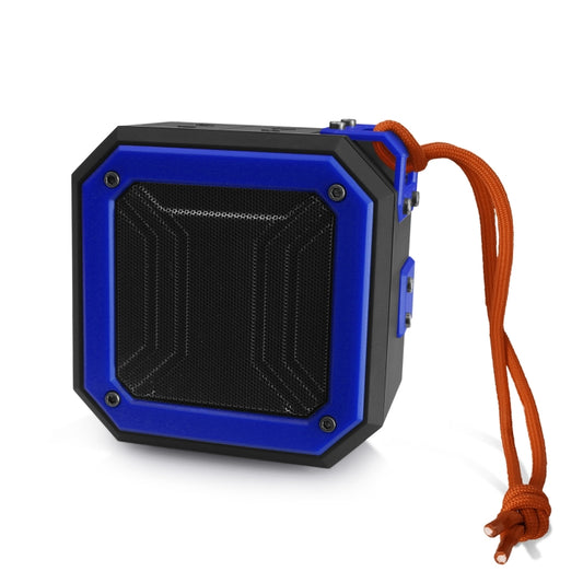 New Rixing NR-103 Mini TWS Bluetooth Speaker with Lanyard(Blue) - Desktop Speaker by NewRixing | Online Shopping UK | buy2fix