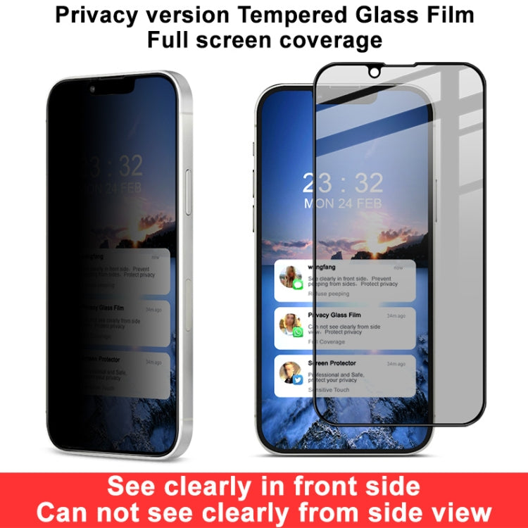 For iPhone 13 / 13 Pro IMAK HD Full Screen Anti-spy Tempered Glass Protective Film - iPhone 13 Pro Tempered Glass by imak | Online Shopping UK | buy2fix
