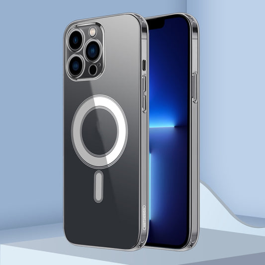 For iPhone 12 Classic Electroplating Shockproof Magsafe Case(Transparent) by buy2fix