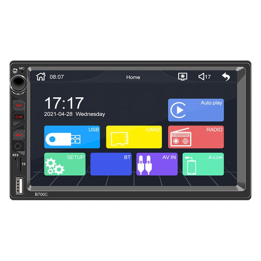 B700C HD 7 inch Universal Car MP5 Player with Wired Carplay, Support FM & Bluetooth & TF Card - Car MP3 & MP4 & MP5 by buy2fix | Online Shopping UK | buy2fix