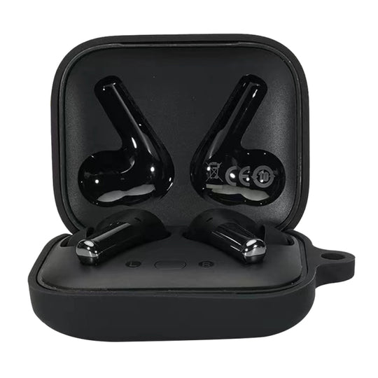 For OnePlus Buds Pro Silicone Anti-fall Wireless Earphone Protective Case(Black)