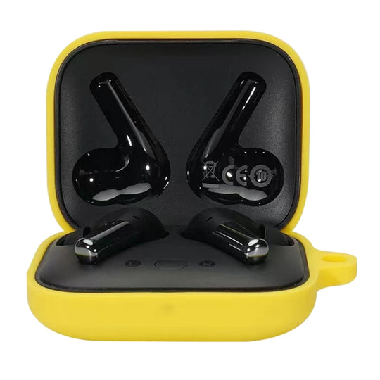 For OnePlus Buds Pro Silicone Anti-fall Wireless Earphone Protective Case(Yellow)